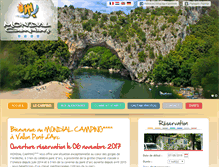 Tablet Screenshot of mondial-camping.com